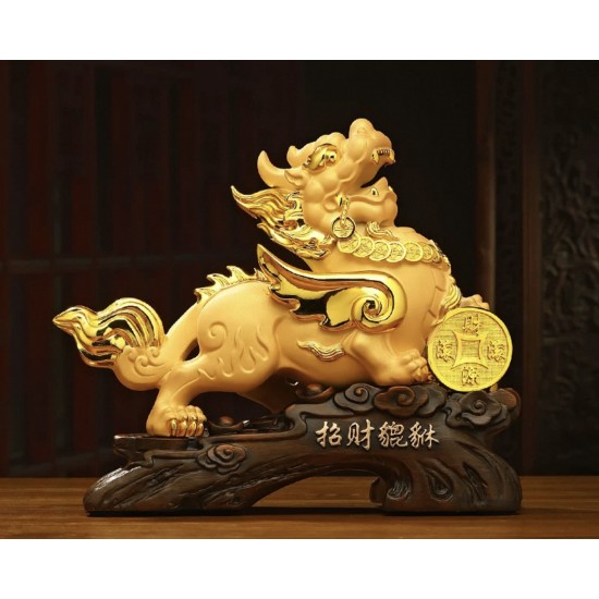 Imitation of Golden Tyrant Pixiu (a pair)